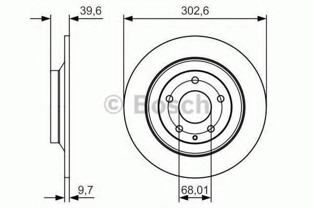 Дискові гальма 0986479C28 BOSCH