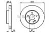 Гальмо дискове переднє 0986479C50 BOSCH