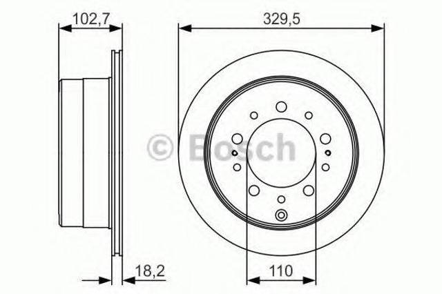 Дискові гальма 0986479R15 BOSCH