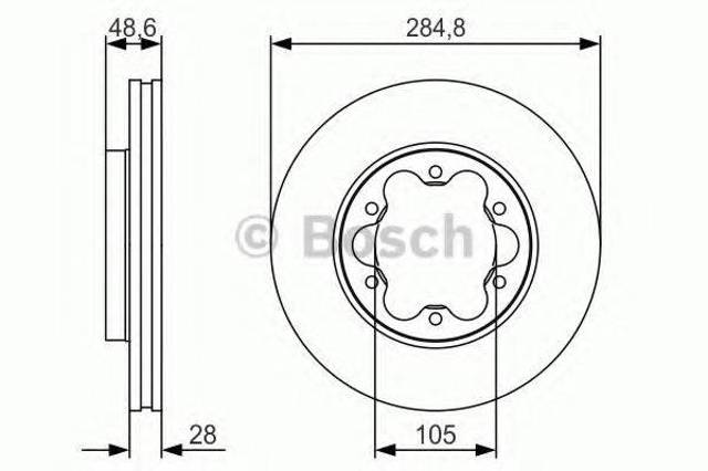 Ротор гальмівний 0986479R27 BOSCH