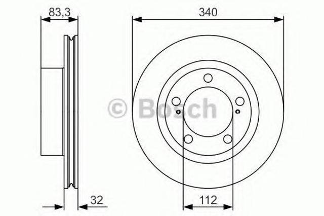 Ротор гальмівний 0986479R29 BOSCH