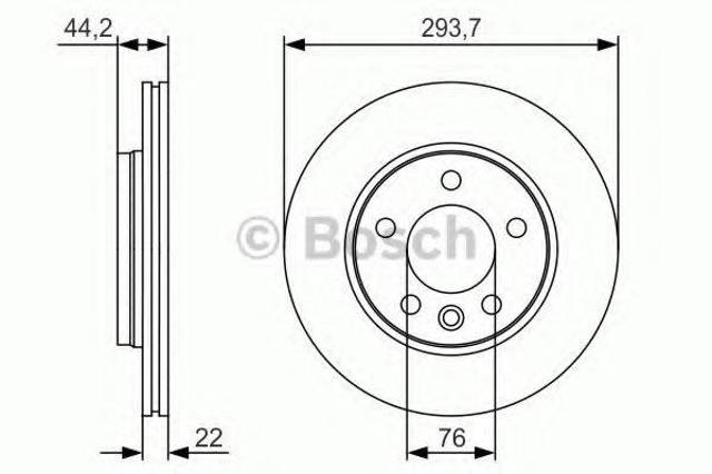 Задні дискові гальма 0986479S06 BOSCH