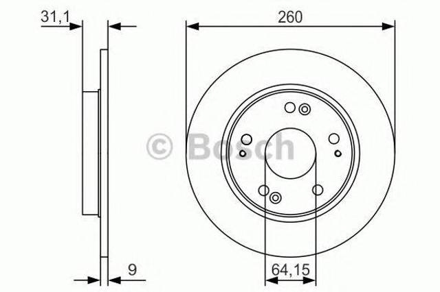 Дискові гальма 0986479V21 BOSCH