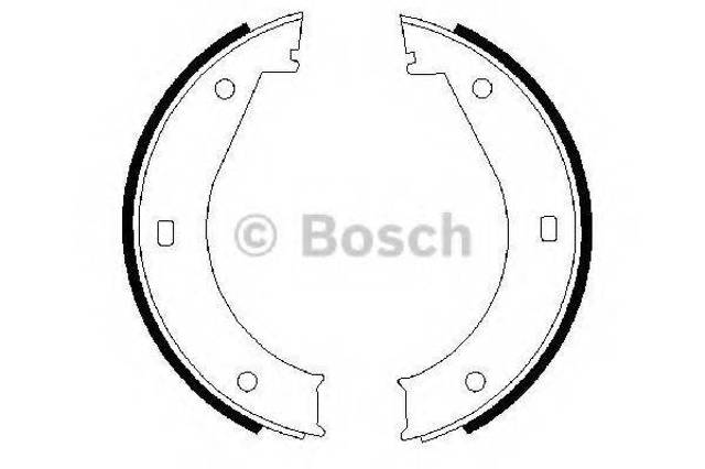 Колодки ручника / стоянкового гальма 0986487211 BOSCH