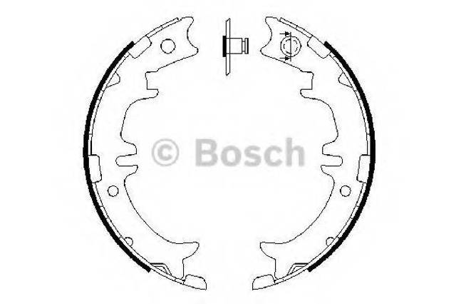 Гальмівні колодки ручника 0986487615 BOSCH