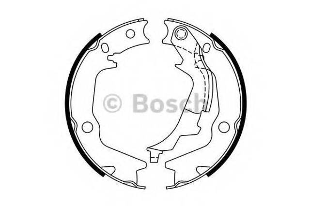 Гальмівні колодки ручника 0986487769 BOSCH