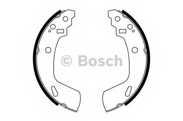 Колодки гальмові задні, барабанні 0986487775 BOSCH