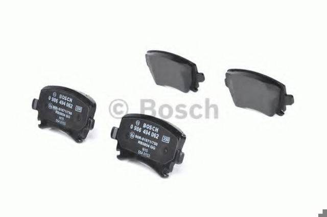 Задні гальмівні колодки 0986494062 BOSCH