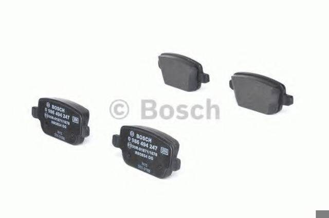 Колодки гальмові задні, дискові 0986494247 BOSCH