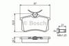 Колодки гальмові задні, дискові 0986494399 BOSCH