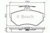 Колодки передні 0986495246 BOSCH