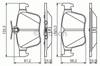 Колодки на гальмо задній дисковий 0986495346 BOSCH