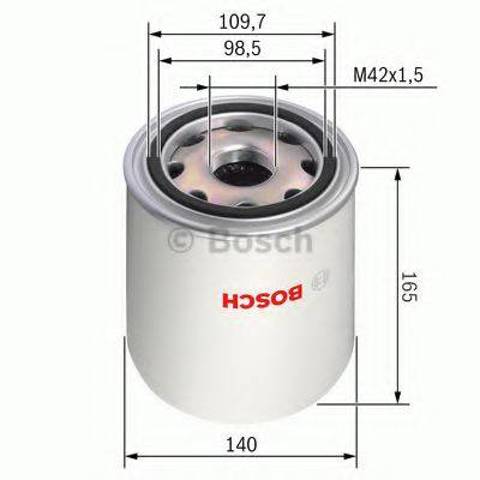 Фільтр осушувача повітря (вологомастиловідділювача) (TRUCK) 0986628256 BOSCH