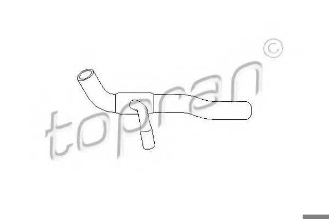 Патрубок термостата 101453 HANS PRIES