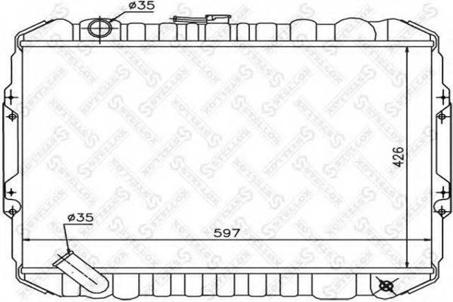 Радіатор 1025963SX STELLOX