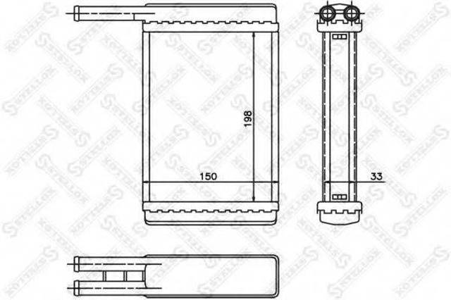 Теплообмінник 1035168SX STELLOX