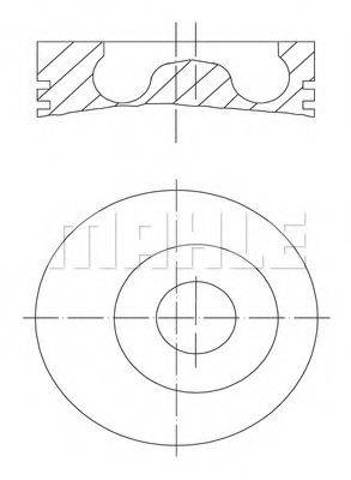 Поршень в зборі 1205017 FORD