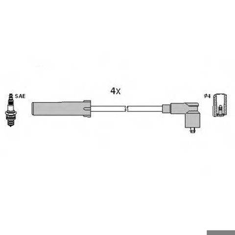 Дроти запалювання 134980 HITACHI