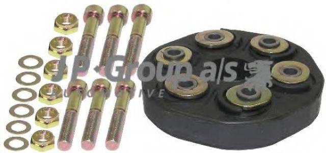 Гумова пружна муфта кардана передня 1353801500 JP GROUP