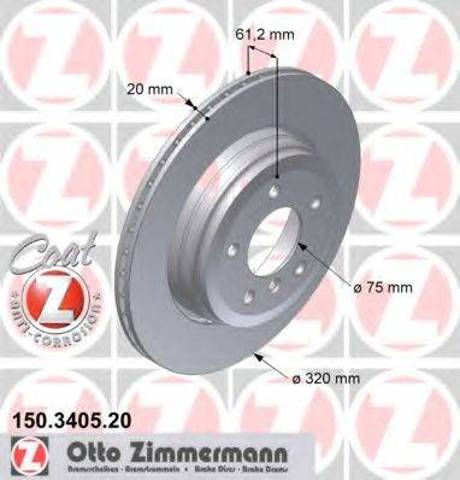 Дискові гальма 150340520 ZIMMERMANN