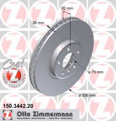 Ротор гальмівний 150344220 ZIMMERMANN