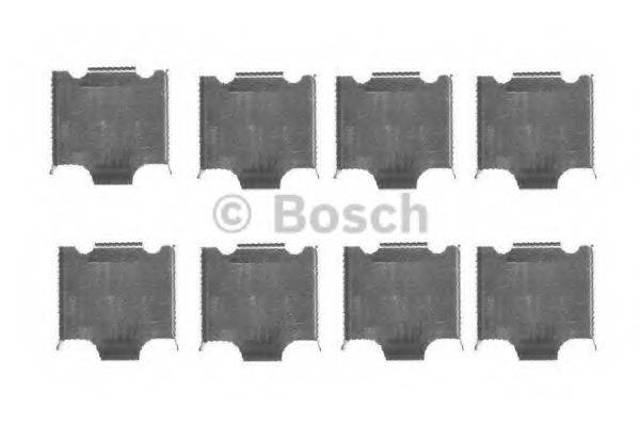 Комплект пружинок кріплення дискових колодок, передніх 1987474453 BOSCH