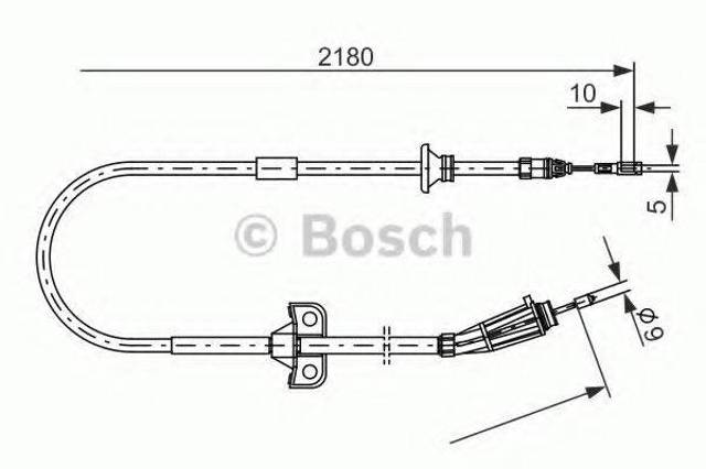 Гальмо стоянкове 1987477248 BOSCH