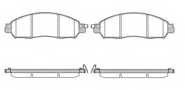 Тормозні колодки 2161204 ROAD HOUSE