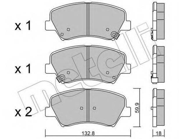 Дискові гальма 2209440 METELLI
