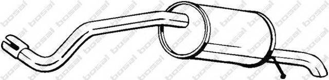 Глушник задній 227019 BOSAL
