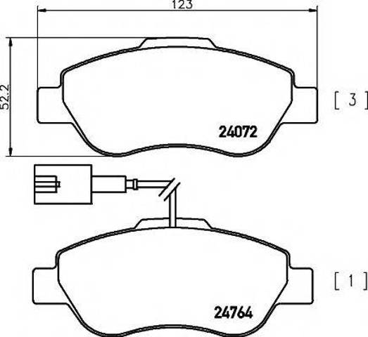 Дискові гальма 2407202 TEXTAR