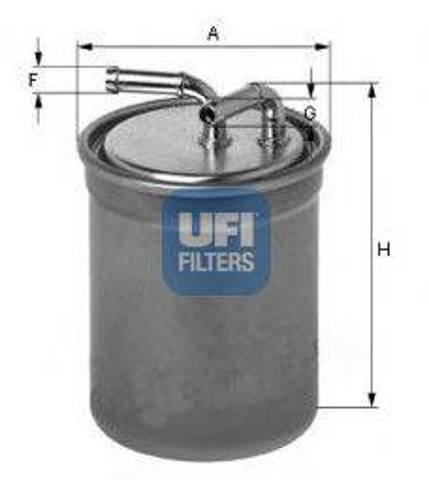 Фільтр паливний 2443700 UFI