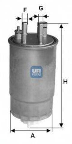 Фільтр палива 24ONE00 UFI