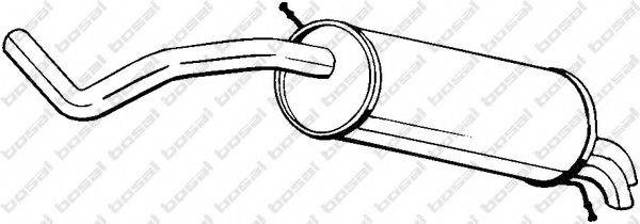 Вихлопна труба 278107 BOSAL
