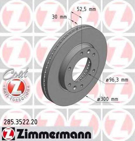 Ротор гальмівний 285352220 ZIMMERMANN
