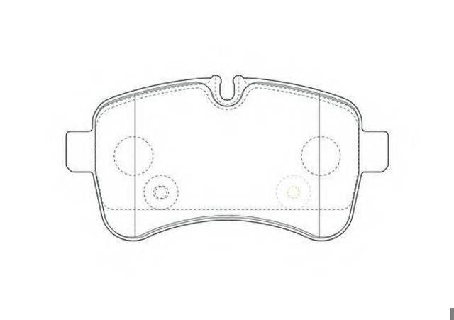 Колодки гальмові задні, дискові 2923209560 BENDIX