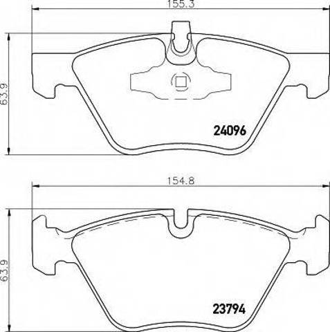 Гальмівні колодки 34116771972 BMW