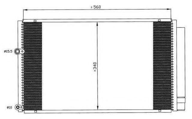 Конденсатор кондиціонера 35601 NRF