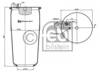 Ресора пневматичної підвіски 35617 FEBI