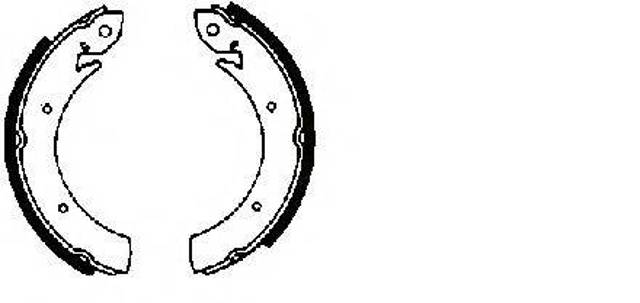 Колодки гальмівні (задні) fiat ducato 82-94 (барабанні) (254x57) (trw) 361046J