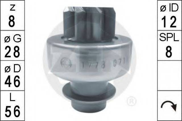 Привід стартера 3613911140 HYUNDAI