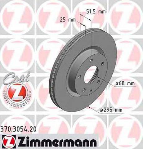 Ротор гальмівний 370305420 ZIMMERMANN