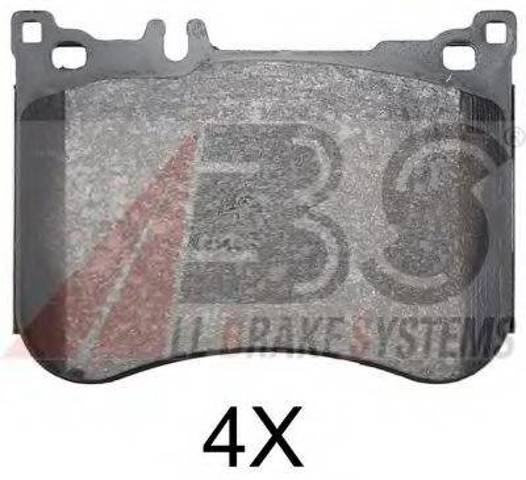 Колодки гальмівні дискові комплект 37952 ABS