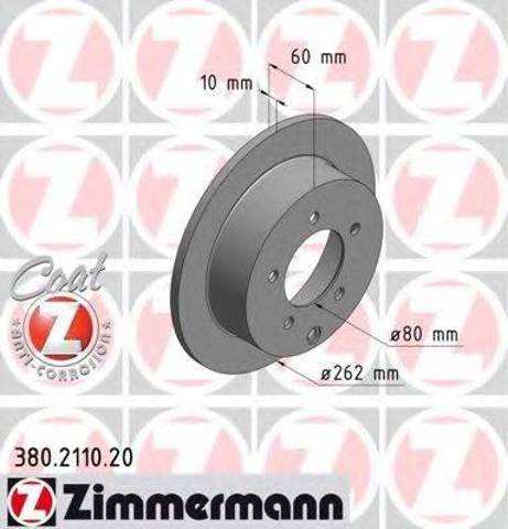 Дискові гальма 380211020 ZIMMERMANN