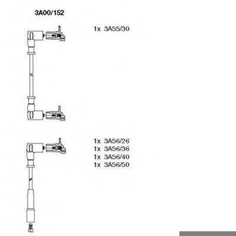 Дріт високовольтний 3A00152 BREMI