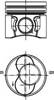 Поршня, 1-й ремонт (+0,25) 40422610 KOLBENSCHMIDT