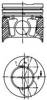 Поршень в комплекті на 1 циліндр, STD 40469600 KOLBENSCHMIDT