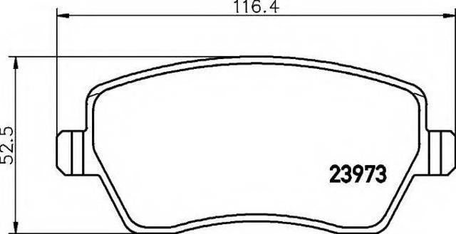 Гальмівні колодки 410604076R RENAULT