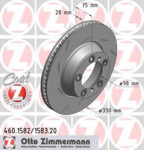 Дискові гальма 460158320 ZIMMERMANN