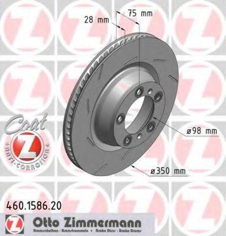 Задні дискові гальма 460158720 ZIMMERMANN